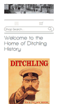 Mobile Screenshot of ditchlinghistoryproject.org